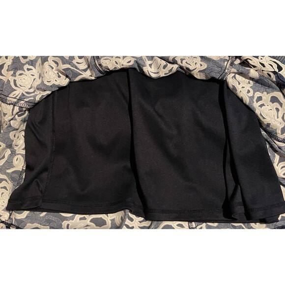 RN STUDIO by RONNI NICOLE Damask White Roses Navy Blue Fit & Flare Dress 12 - Picture 7 of 9